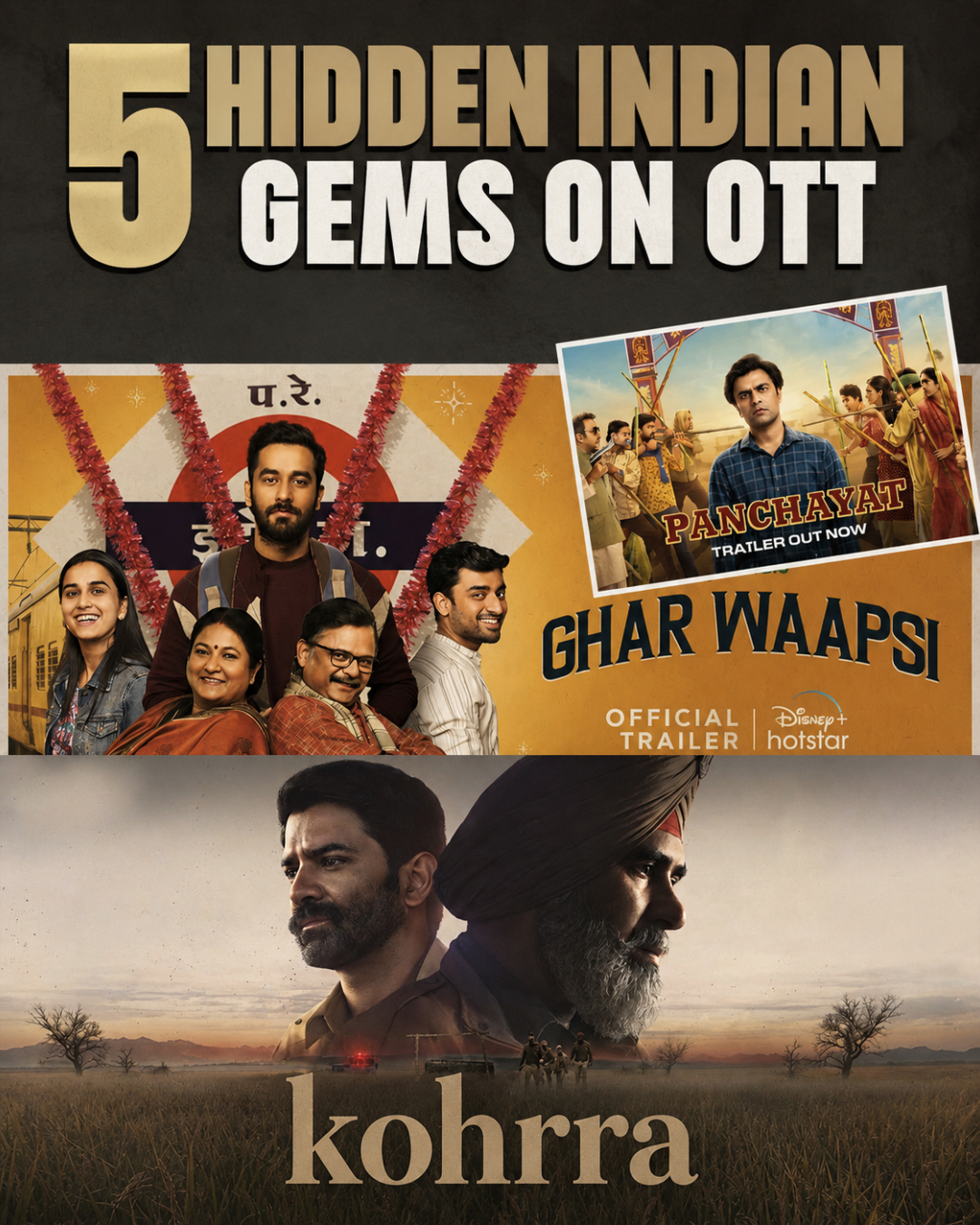 5 Hidden Indian Masterpieces on Netflix, Prime Video & JioHotstar