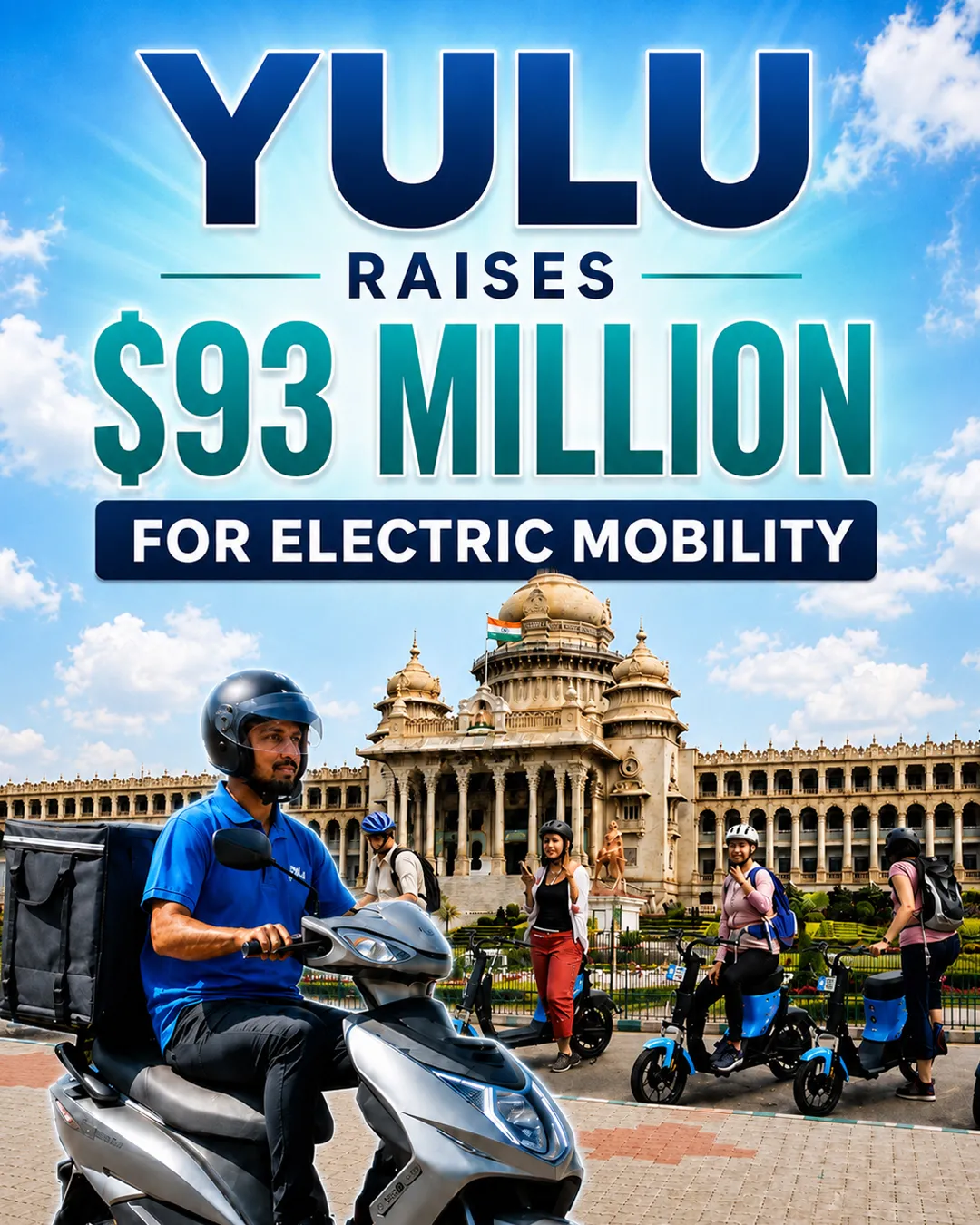 Yulu Raises $93 Million for Electric Mobility