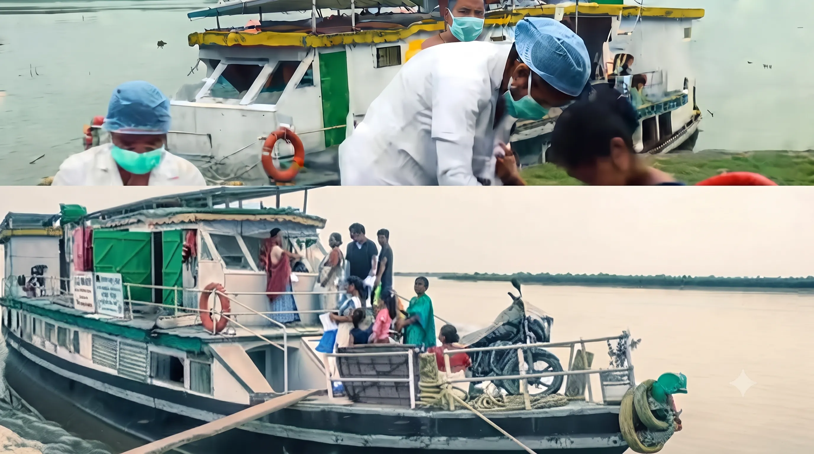 Boats Became the Only Bridge Between Danger and Safety