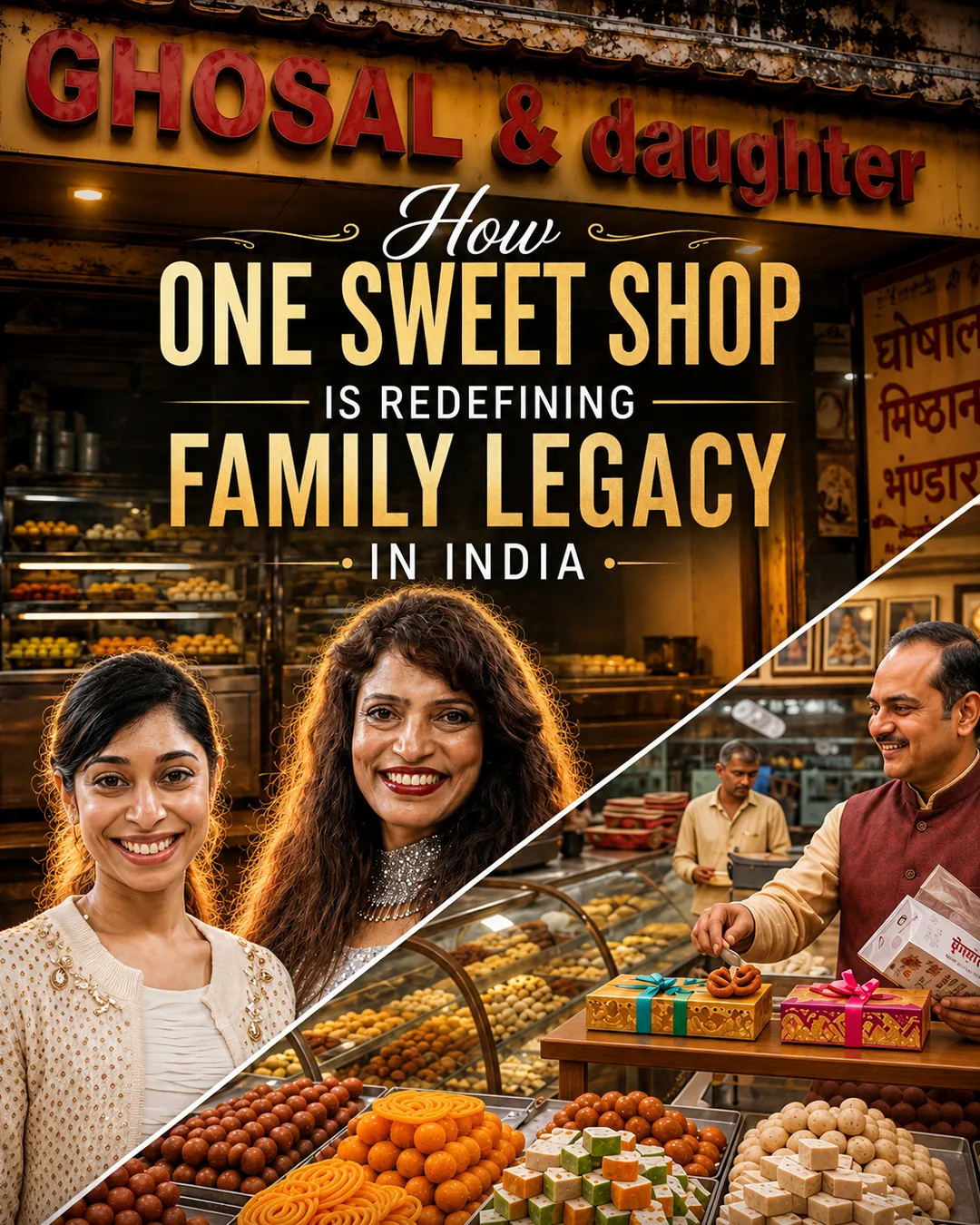 How One Sweet Shop Is Redefining Family Legacy in India